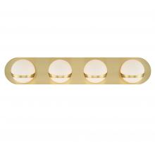 Lib & Co. CA 10135-07 - Rovigo, 4 Light LED Wall Mount, Plated Brushed Gold