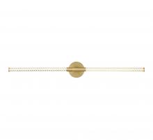 Lib & Co. CA 12080-07 - Volterra, Large 2 Light LED Wall Mount, Plated Brushed Gold
