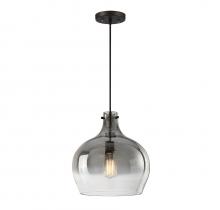 Savoy House Meridian CA M70078ORB - 1-Light Pendant in Oil Rubbed Bronze