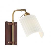 Savoy House Meridian CA M90062NB - 1-Light Adjustable Wall Sconce in Natural Brass