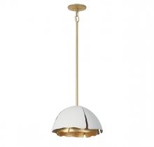 Savoy House Canada 7-1398-3-14 - Brewster 3-Light Pendant in Cavalier Gold with Royal White
