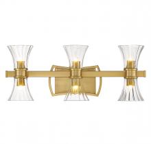Savoy House Canada 8-9702-6-322 - Bennington 6-Light LED Bathroom Vanity Light in Warm Brass