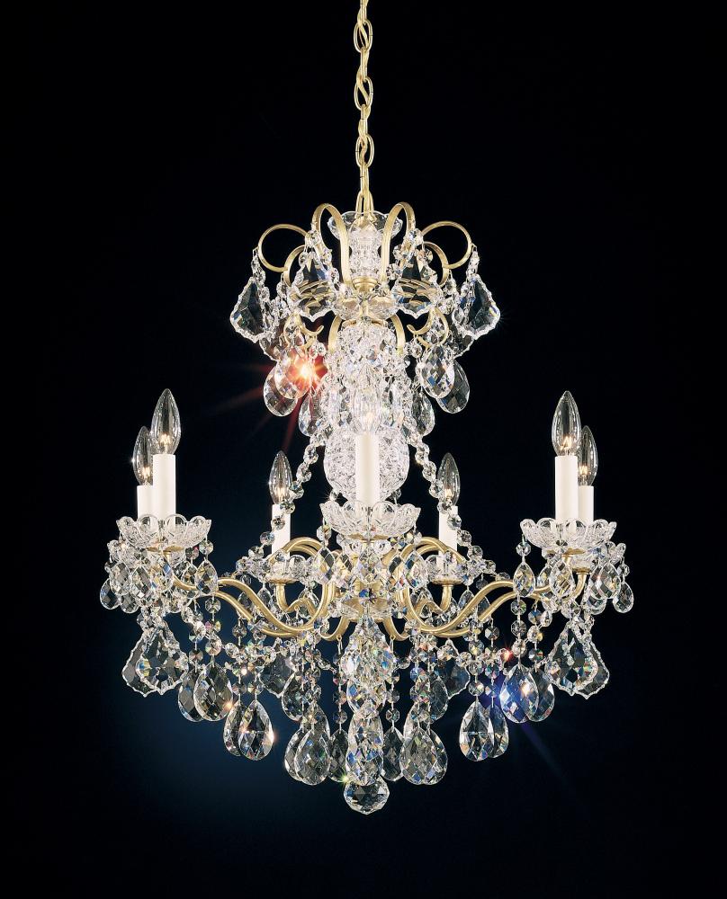 New Orleans 7 Light 120V Chandelier in Aurelia with Clear Heritage Handcut Crystal