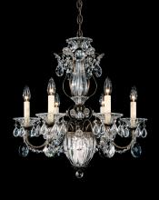Schonbek 1870 1246-26S - Bagatelle 7 Light 120V Chandelier in French Gold with Clear Crystals from Swarovski