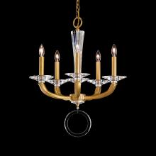 Schonbek 1870 MA1005N-26O - Emilea 5 Light 120V Chandelier in French Gold with Clear Optic Crystal
