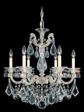 Schonbek 1870 5072-26 - La Scala 6 Light 120V Chandelier in French Gold with Clear Heritage Handcut Crystal