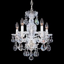 Schonbek 1870 2999-211S - Sterling 5 Light 110V Chandelier in Rich Auerelia Gold with Clear Crystals From Swarovski®