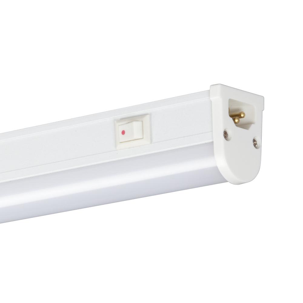 LED Under Cabinet Mini Strip Light with On/Off Switch, Dimmable with Compatible Dimmers