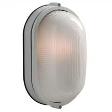 Galaxy Lighting 305113WH-113EB - Outdoor Cast Aluminum Marine Light - in White finish with Frosted Glass (Wall or Ceiling Mount)