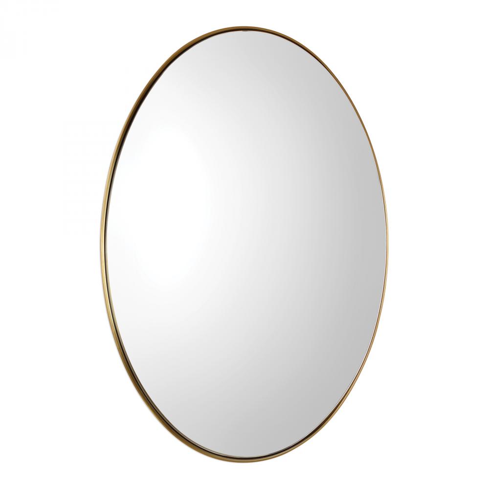 Uttermost Pursley Brass Oval Mirror : 09353