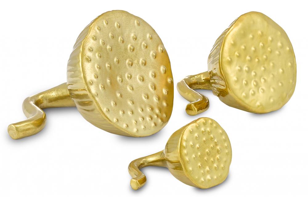 Hasu Gold Decorative Lotus Set of 3