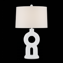 Currey 6000-0857 - Ciambella White Table Lamp